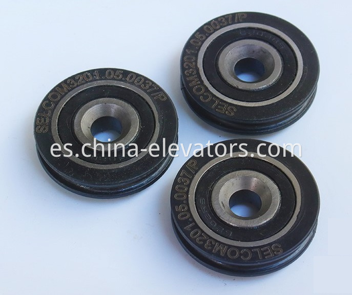 Roller de cuerda de alambre de acero de Selcom 3201.05.0037 Selcom Door Steel Wire Rope Roller 3201.05.0037